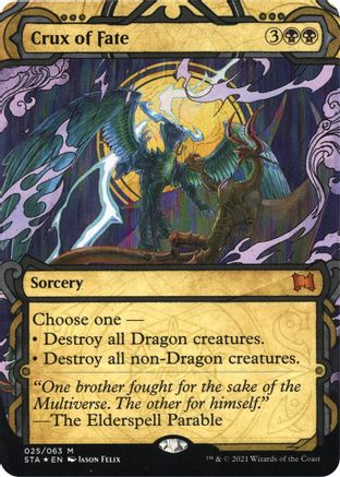 Crux of Fate (STA-25E) - mythic (Borderless) - Foil