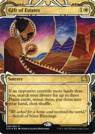 Gift of Estates (STA-06E) - rare (Borderless) - Foil