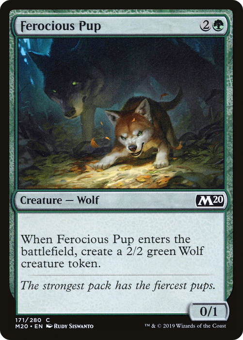 Ferocious Pup (M20-171) - common - Foil