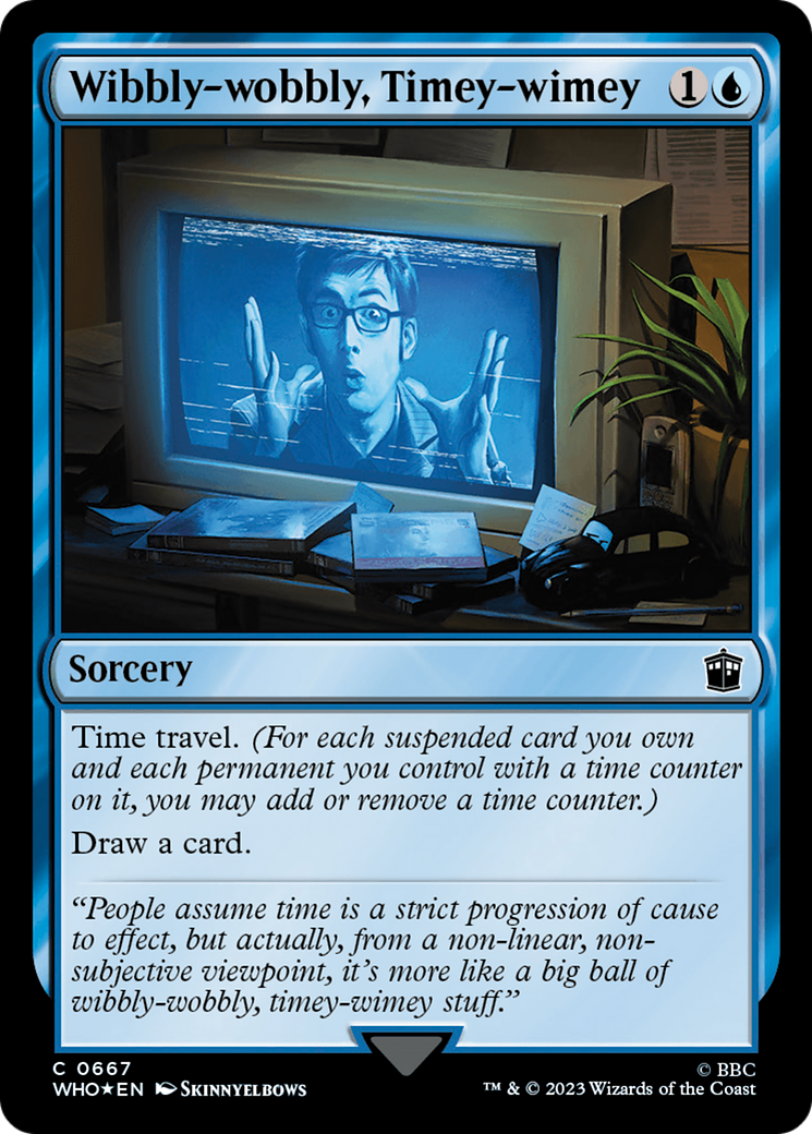Wibbly-wobbly, Timey-wimey (WHO-667) - common - Foil