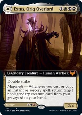 Extus, Oriq Overlord // Awaken the Blood Avatar (STX-323) - mythic: (Extended Art)