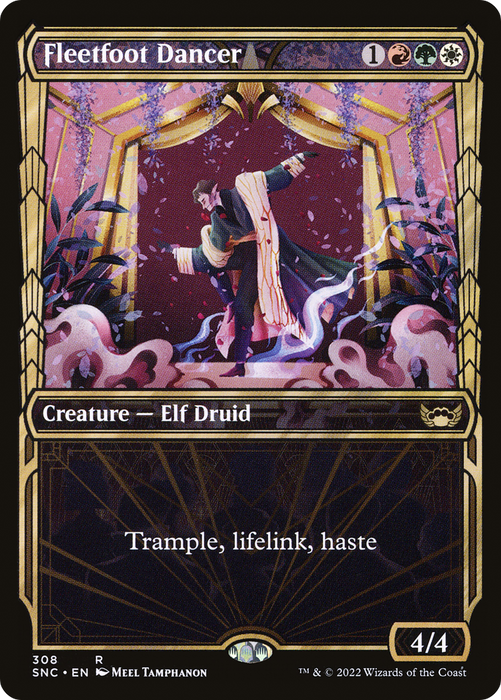 Fleetfoot Dancer (SNC-308) - rare: (Showcase) - Foil