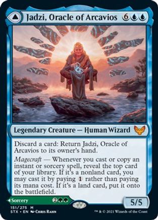Jadzi, Oracle of Arcavios // Journey to the Oracle (STX-151) - mythic - Foil