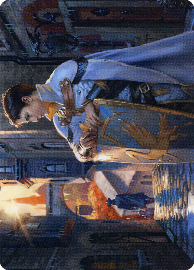 Dennick, Pious Apprentice // Dennick, Pious Apprentice (AMID-058) - common (Borderless) - Foil