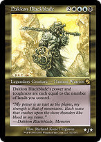 Dakkon Blackblade (ME1-143) - rare - Foil