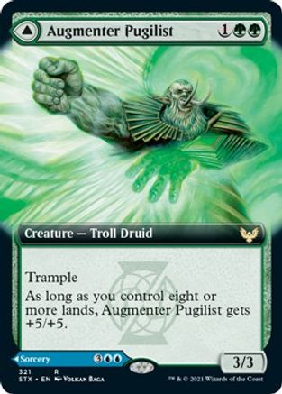 Augmenter Pugilist // Echoing Equation (STX-321) - rare: (Extended Art) - Foil
