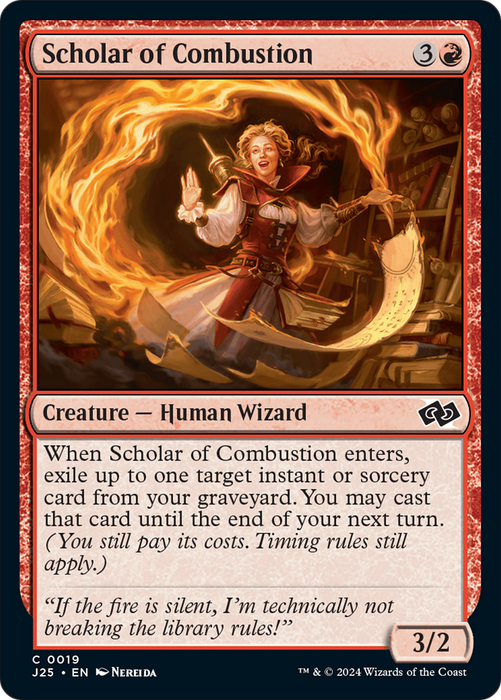 Scholar of Combustion (J25-019) - common