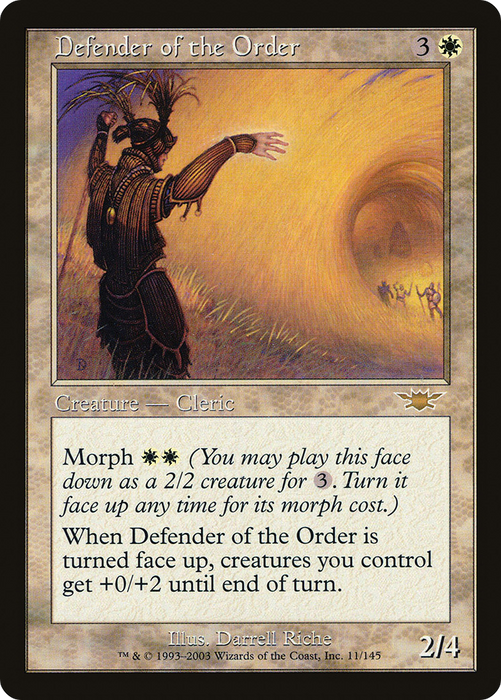 Defender of the Order (LGN-011) - rare