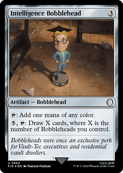 Intelligence Bobblehead (PIP-662) - uncommon - Foil
