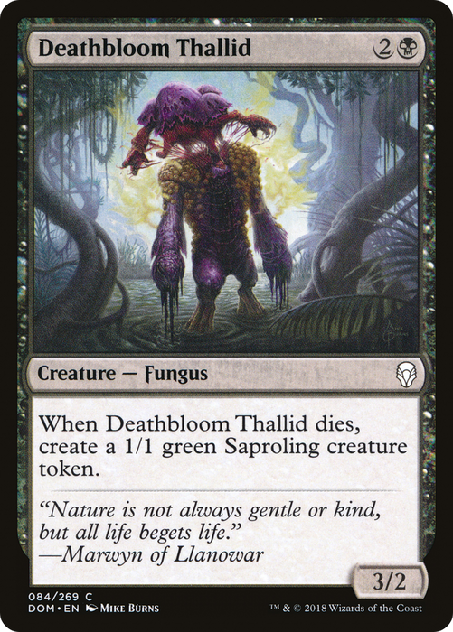 Deathbloom Thallid (DOM-084) - common - Foil