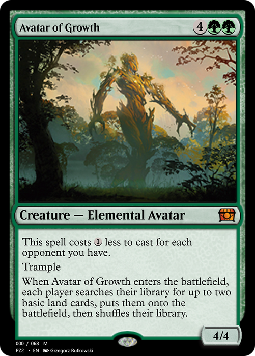 Avatar of Growth (PZ2-70785) - mythic - Foil