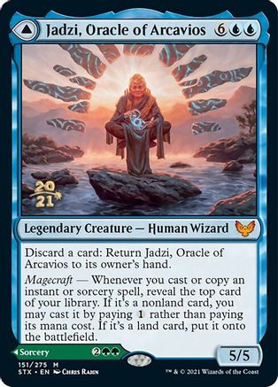 Jadzi, Oracle of Arcavios // Journey to the Oracle (PRE-151S) - mythic - Foil