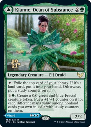 Kianne, Dean of Substance // Imbraham, Dean of Theory (PRE-152S) - rare - Foil