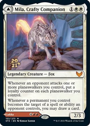 Mila, Crafty Companion // Lukka, Wayward Bonder (PRE-153S) - mythic - Foil