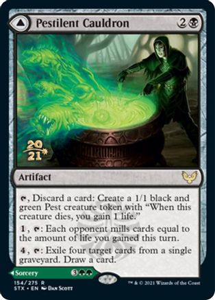 Pestilent Cauldron // Restorative Burst (PRE-154S) - rare - Foil