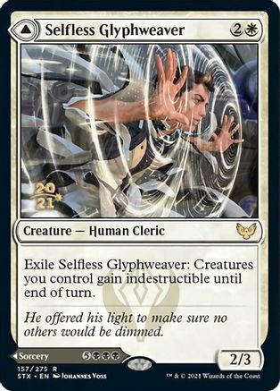Selfless Glyphweaver // Deadly Vanity (PRE-157S) - rare - Foil