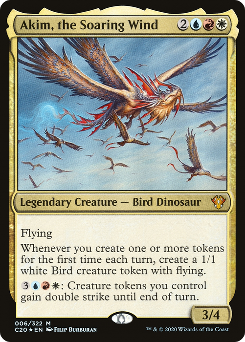 Akim, the Soaring Wind (C20-006) - mythic - Foil