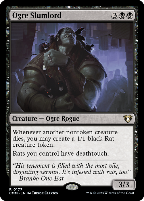 Ogre Slumlord (CMM-177) - rare - Foil