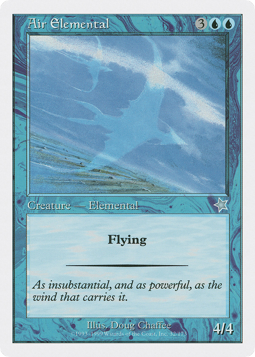 Air Elemental (S99-032) - uncommon