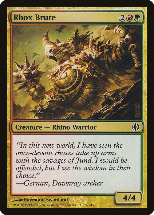 Rhox Brute (ARB-059) - common - Foil