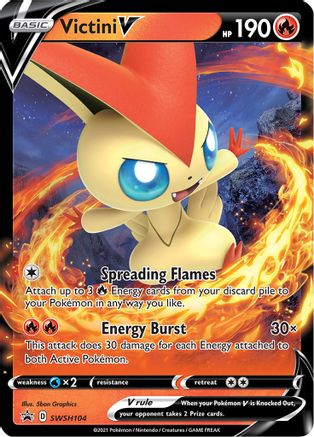 Victini V (SWSH104) - SSSPC  - Promo - Holofoil