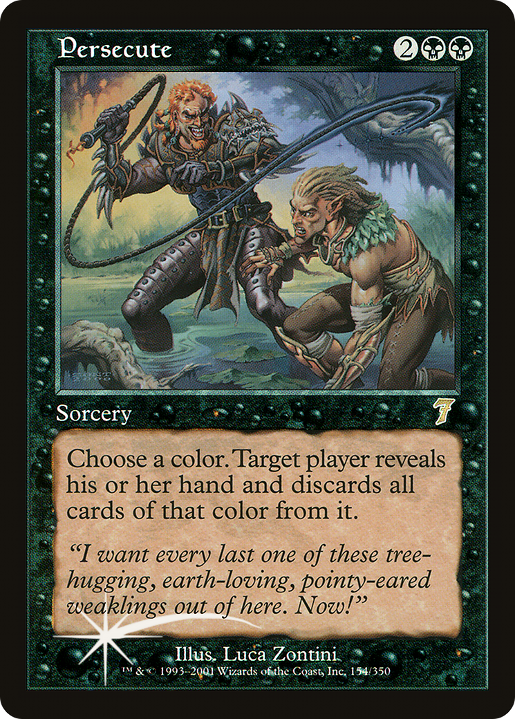 Persecute (7ED-154★) - rare - Foil