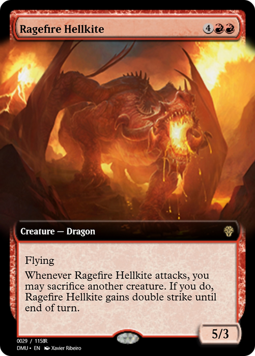 Ragefire Hellkite (PRM-103438) - rare - Foil