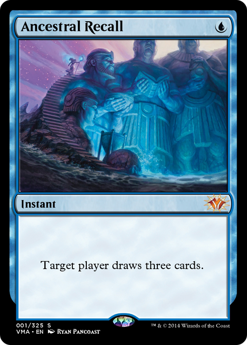 Ancestral Recall (VMA-001) - bonus - Foil