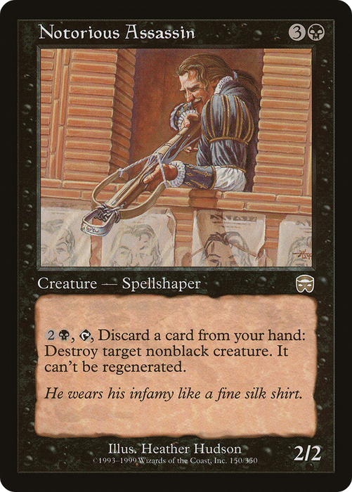Notorious Assassin (MMQ-150) - rare - Foil