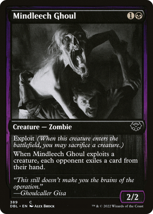 Mindleech Ghoul (DBL-389) - common - Foil