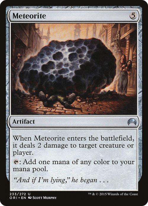 Meteorite (ORI-233) - uncommon - Foil