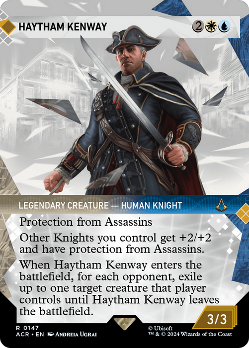 Haytham Kenway (ACR-147) - rare: (Showcase) (Borderless) - Foil