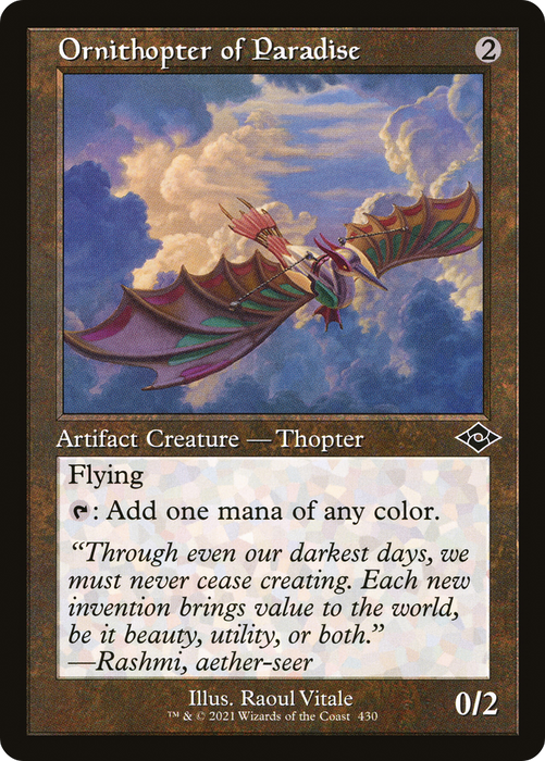Ornithopter of Paradise (MH2-430) - common - Etched Foil