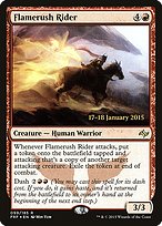 Flamerush Rider (PRE-99S) - rare - Foil
