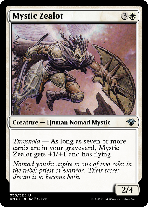 Mystic Zealot (VMA-035) - uncommon - Foil
