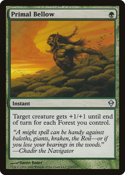 Primal Bellow (ZEN-176) - uncommon - Foil