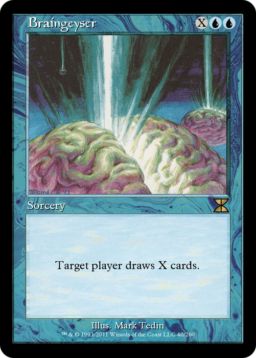 Braingeyser (ME4-040) - rare - Foil