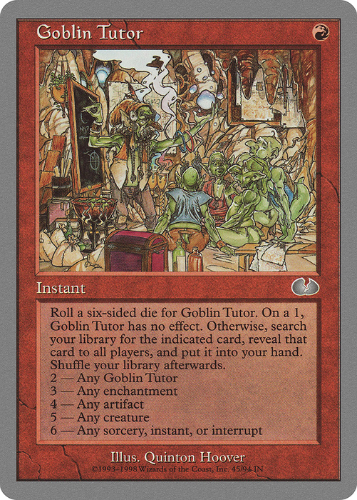 Goblin Tutor (UGL-045) - uncommon