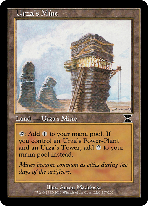 Urza's Mine (ME4-257D) - common - Foil