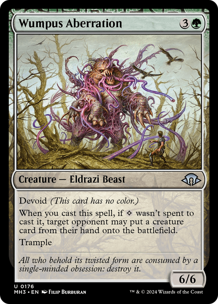 Wumpus Aberration (MH3-176) - uncommon: (devoid) - Foil