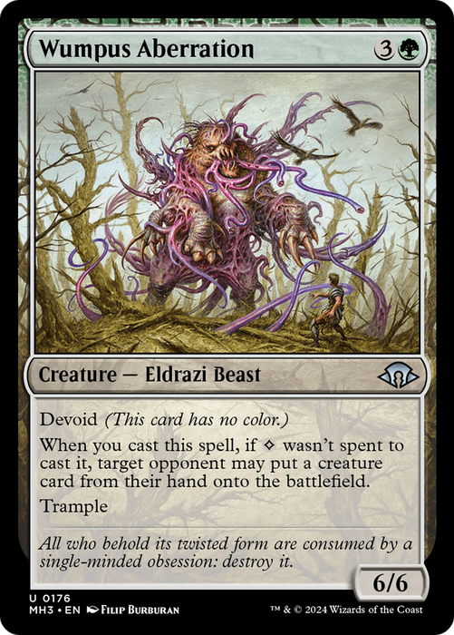 Wumpus Aberration (MH3-176) - uncommon: (devoid) - Foil