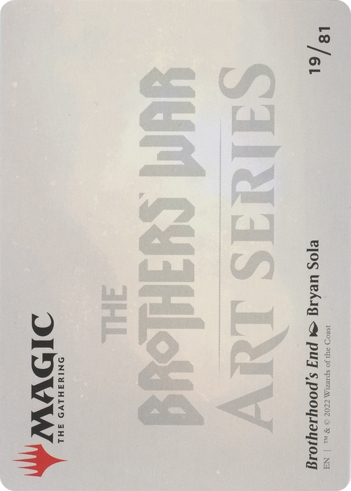 Brotherhood's End // Brotherhood's End (ABRO-019) - common (Borderless)