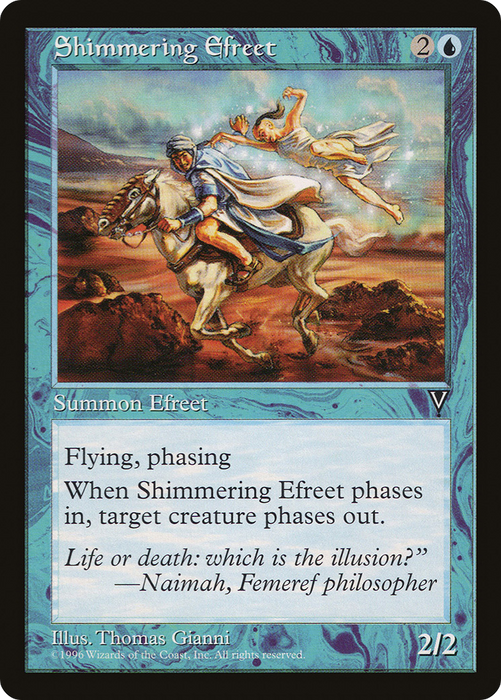Shimmering Efreet (VIS-042) - uncommon