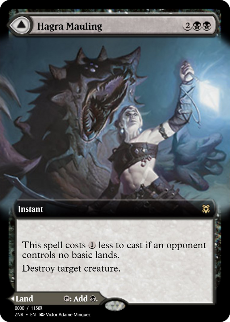 Hagra Mauling // Hagra Broodpit (PRM-83874) - rare - Foil