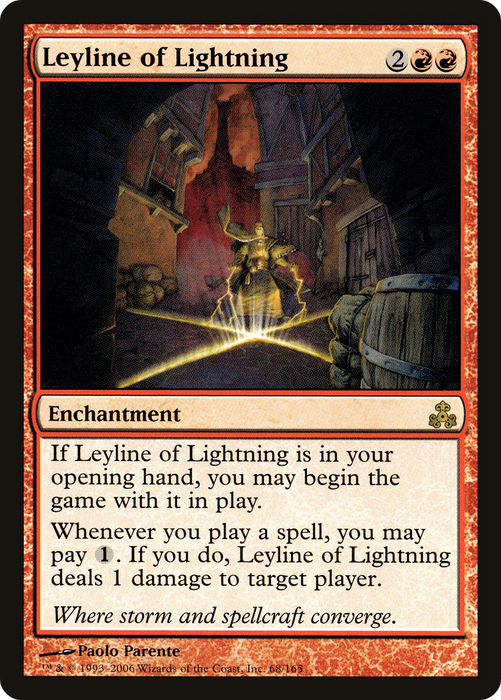 Leyline of Lightning (GPT-068) - rare