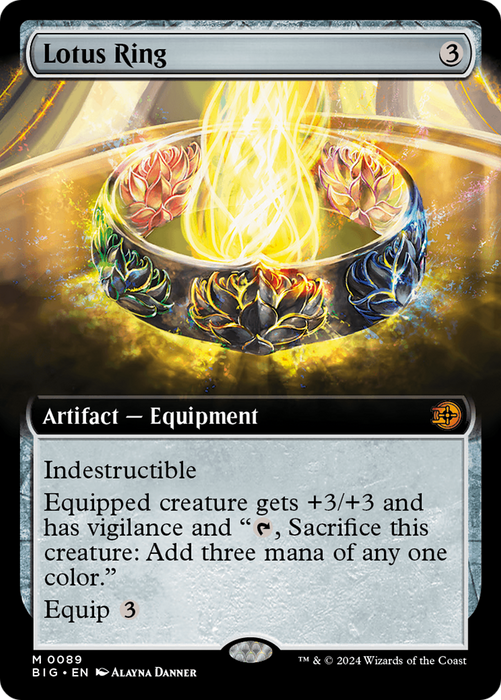Lotus Ring (BIG-089) - mythic: (Extended Art)
