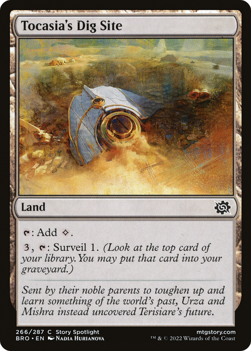 Tocasia's Dig Site (BRO-266) - common - Foil