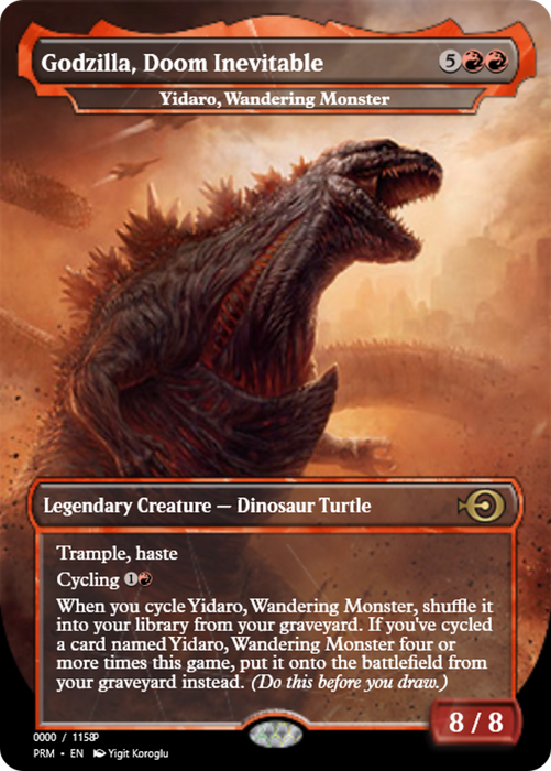 Yidaro, Wandering Monster (PRM-80921) - rare / Godzilla, Doom Inevitable - Foil