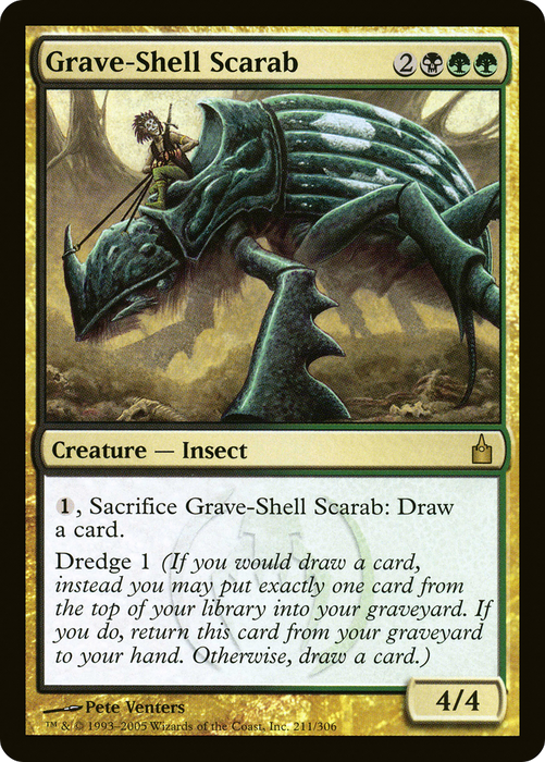 Grave-Shell Scarab (RAV-211) - rare