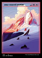 Snow-Covered Mountain (SLD-328) - rare